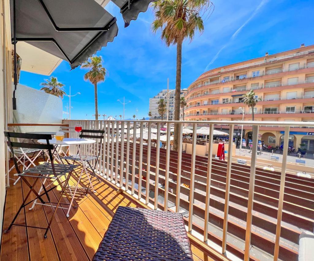 Appartement Vue Mer Parking Prive Place Med Canet-en-Roussillon Luaran gambar