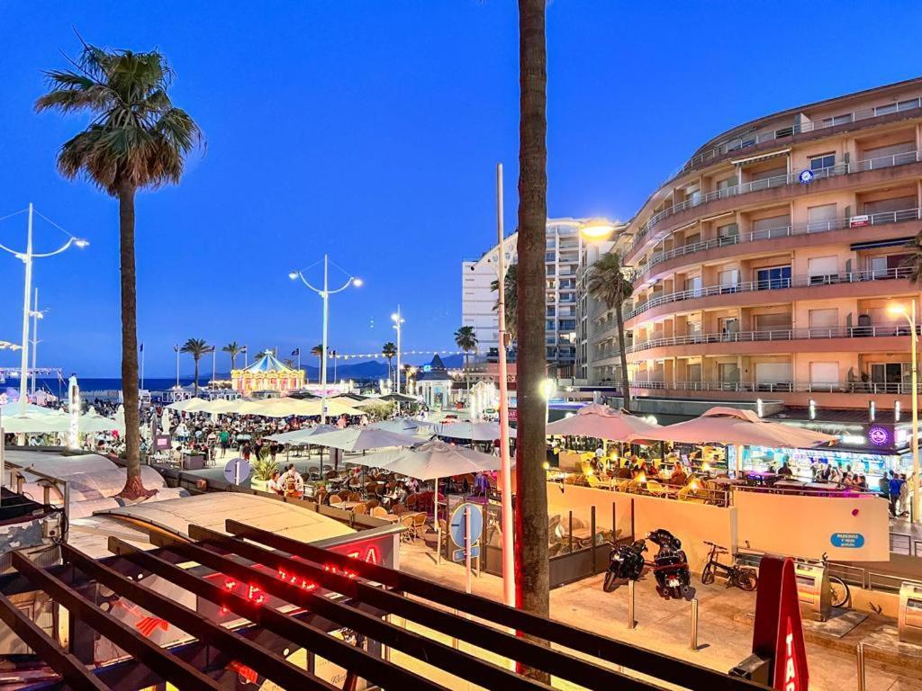 Appartement Vue Mer Parking Prive Place Med Canet-en-Roussillon Luaran gambar