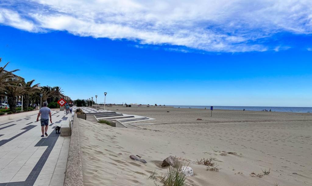 Appartement Vue Mer Parking Prive Place Med Canet-en-Roussillon Luaran gambar
