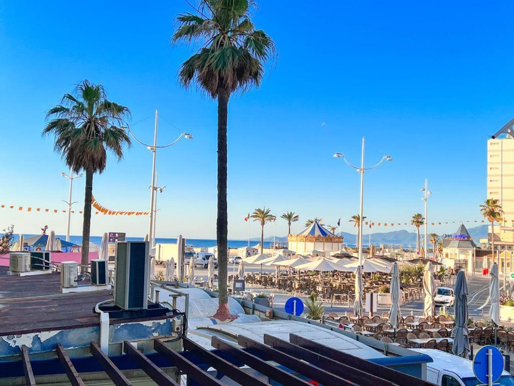 Appartement Vue Mer Parking Prive Place Med Canet-en-Roussillon Luaran gambar
